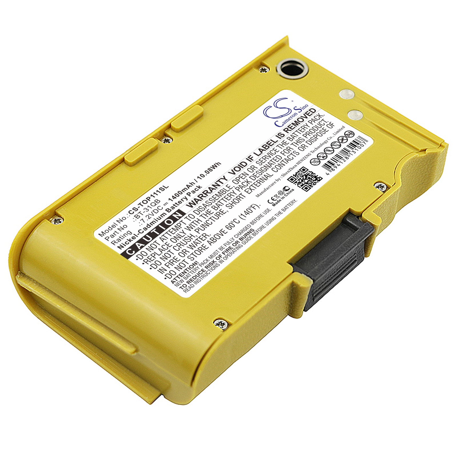 Batteri til test, undersøgelse, udstyr til Topcon 111C, 101C, DL-100 og andre