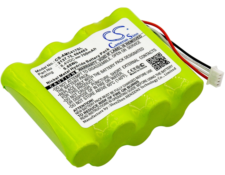 Batteri til test, undersøgelse, udstyr til AEMC 6417 Ground Tester, PEL 102, PEL 103