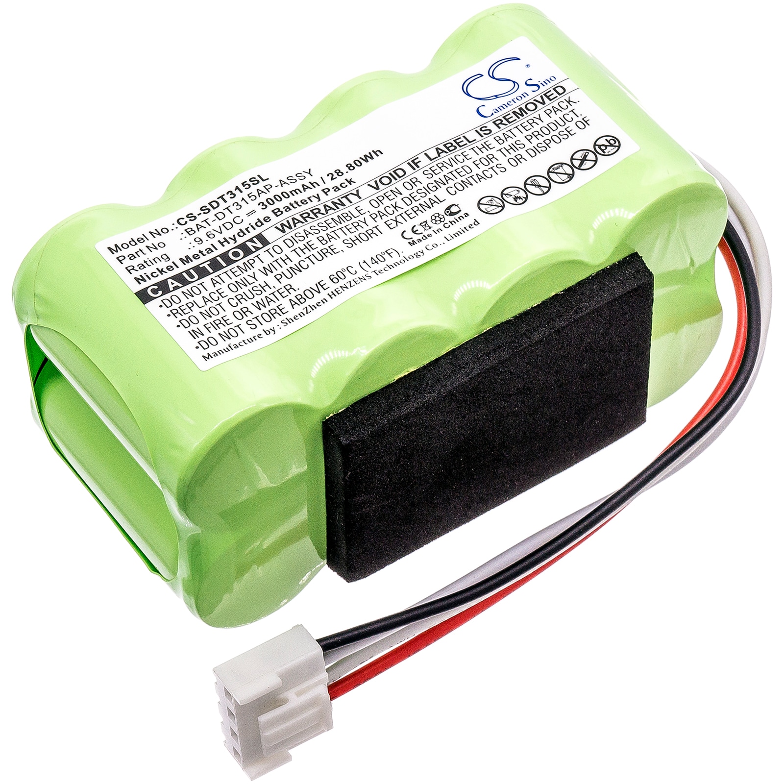 Batteri til test, undersøgelse, udstyr til Shimpo DT-315A, DT-315A Stroboscope