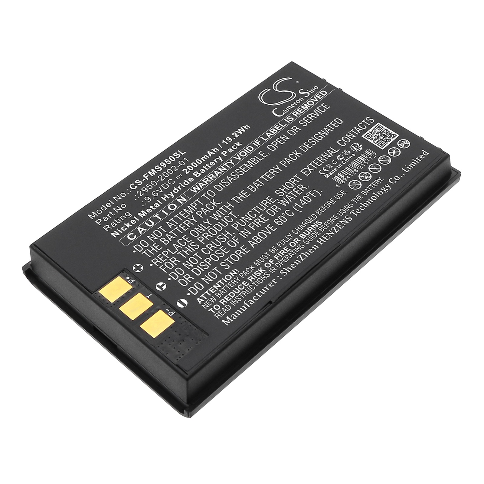 Batteri til test, undersøgelse, udstyr til Fluke 6682252, 8092 01, 8262 41 og andre
