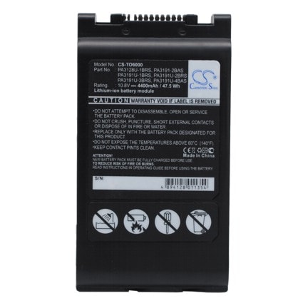 Batteri til notebook, bærbar computer til Toshiba Tecra M7-ST4013, Portege M405 og andre