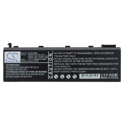 Batteri til notebook, bærbar computer til Toshiba Satellite L20-101 og andre