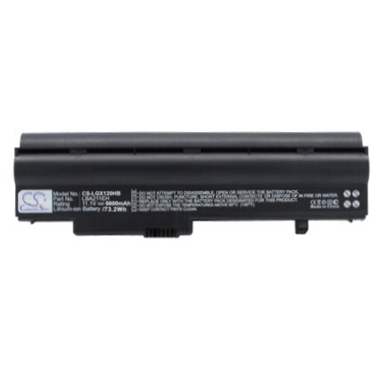 Batteri til notebook, laptop til LG X120, X120-L.C7B1A9, X120-L.C7L1A9 og andre