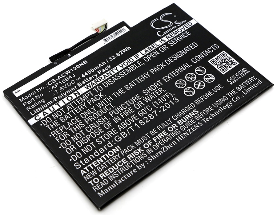 Batteri til notebook, bærbar computer til Acer Aspire Switch Alpha 12, SA5-271 og andre