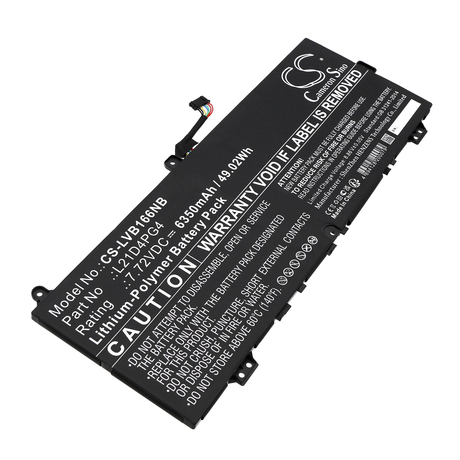 Batteri til notebook, bærbar computer til Lenovo ThinkBook 16 G6 IRL-21KH006HUA