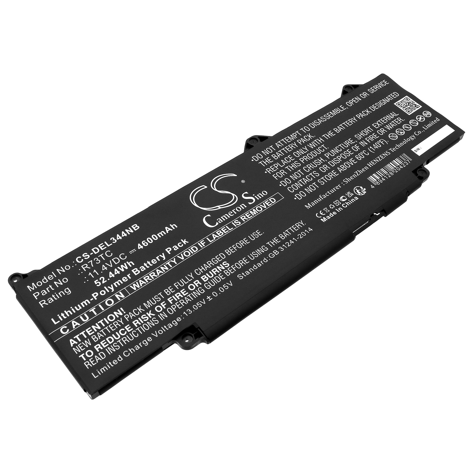 Batteri til notebook, laptop til DELL Precision 3480, Precision 3590 og andre.