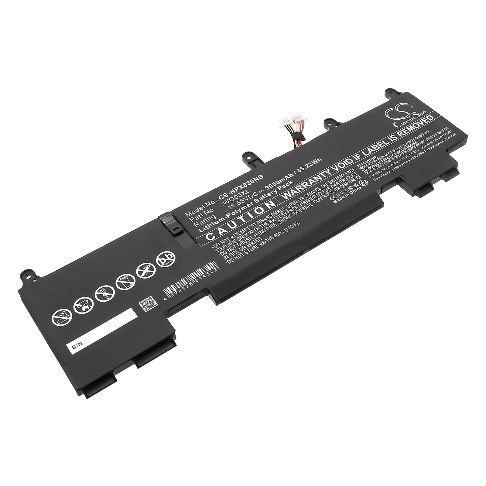 Batteri til notebook, bærbar computer til HP Elite X360 1040 14 G10