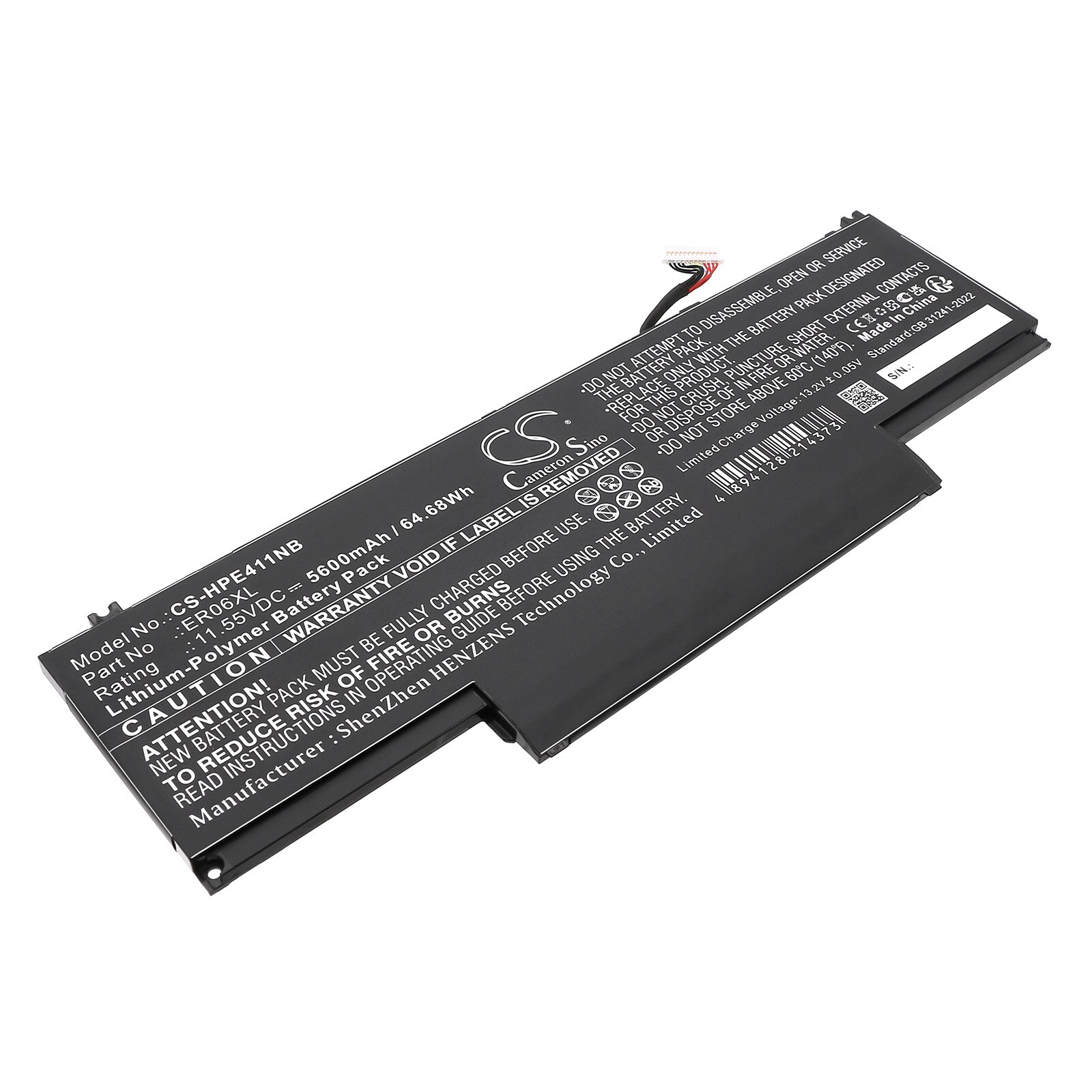 Batteri til notebook, bærbar computer til HP Elite x360 1040 G11, EliteBook 1040 G11