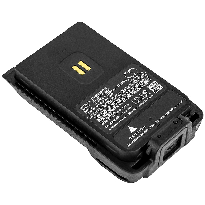 Batteri til tovejsradio til Hytera BD500, BD505, BD555