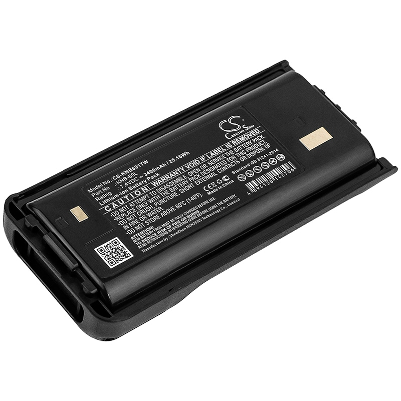 Batteri til tovejsradio til Kenwood TK-2400VP, TK-3400UP2, TK-2402V16P og andre.