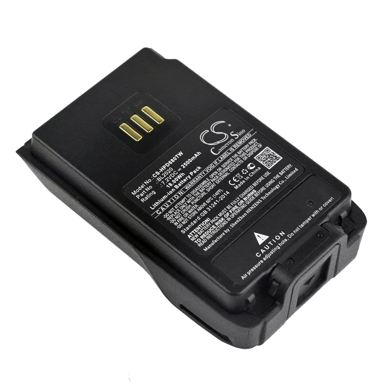 Batteri til tovejsradio til Hytera PD680 CQST, PD600 UL913, PD660 UL913 og andre.
