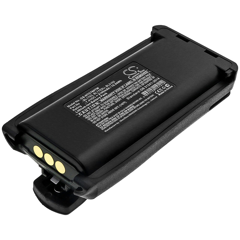 Batteri til tovejsradio til HYT TC-700, TC-700U, TC-780 osv.