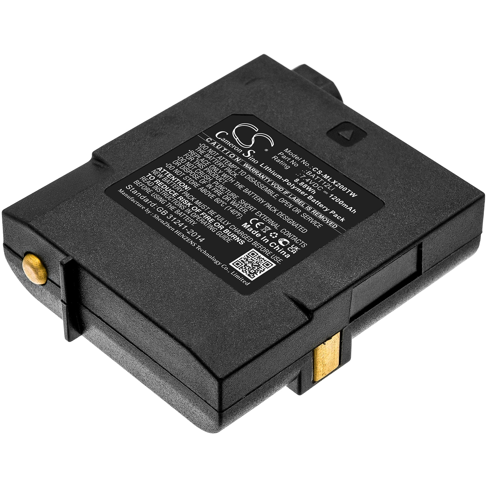 Batteri til tovejsradio til Midland GXT2000, GXT2050, G7 Pro osv.