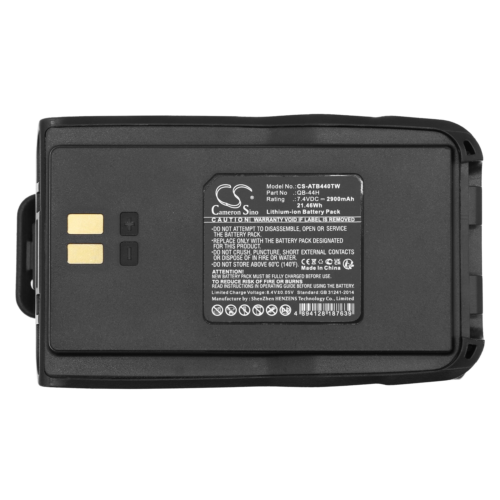 Batteri til tovejsradio til AnyTone AT-D868UV, AT-D780