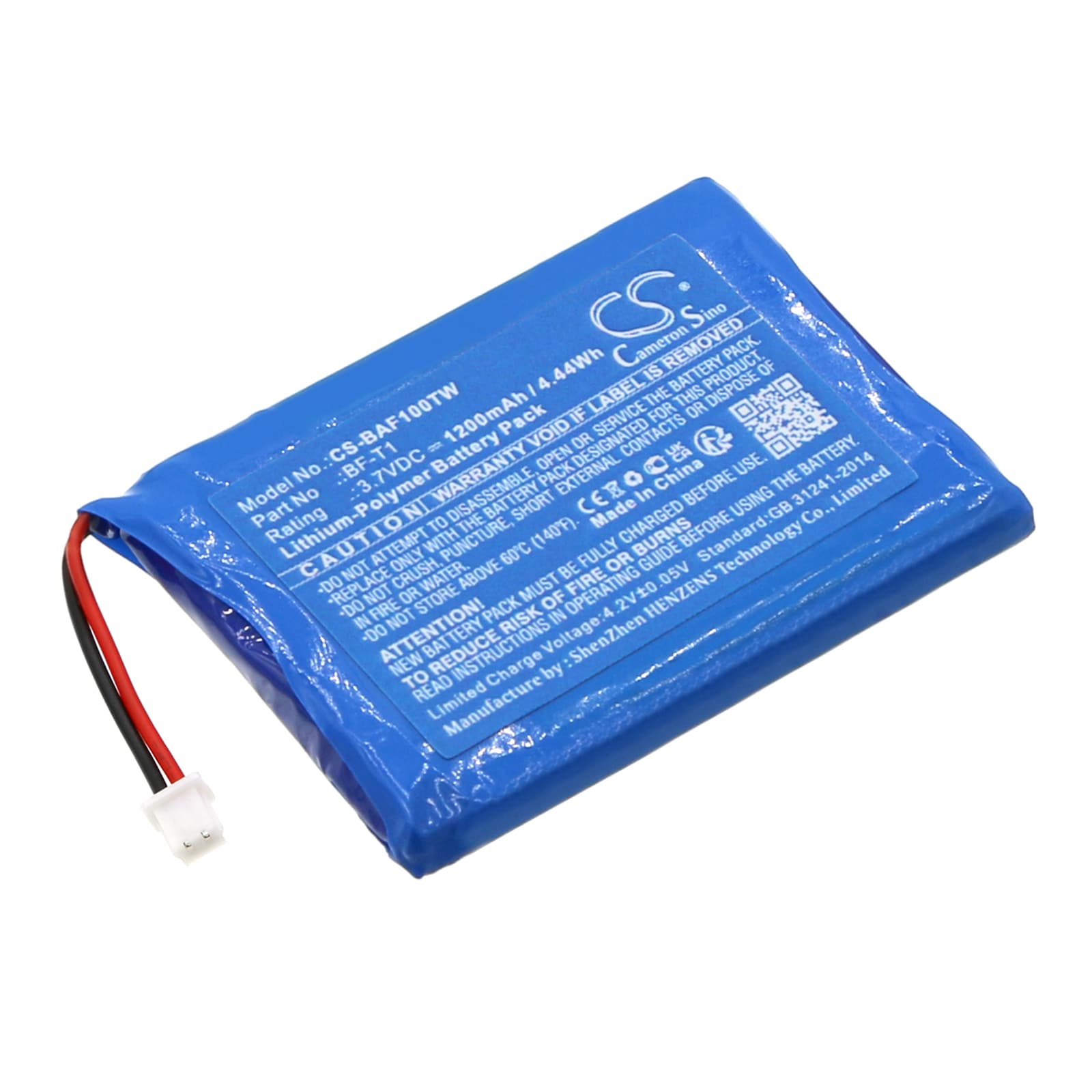 Batteri til tovejsradio til Baofeng T1, BF-T1, BF-T1 UHF