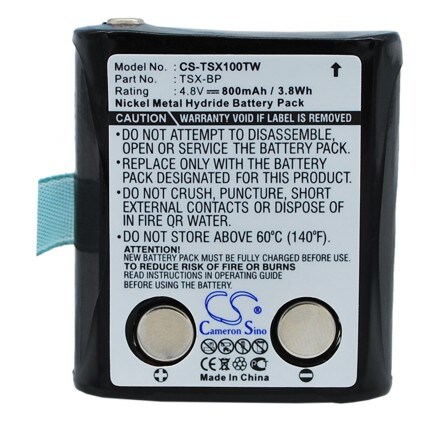 Batteri til tovejsradio til TriSquare TSX100, TSX300