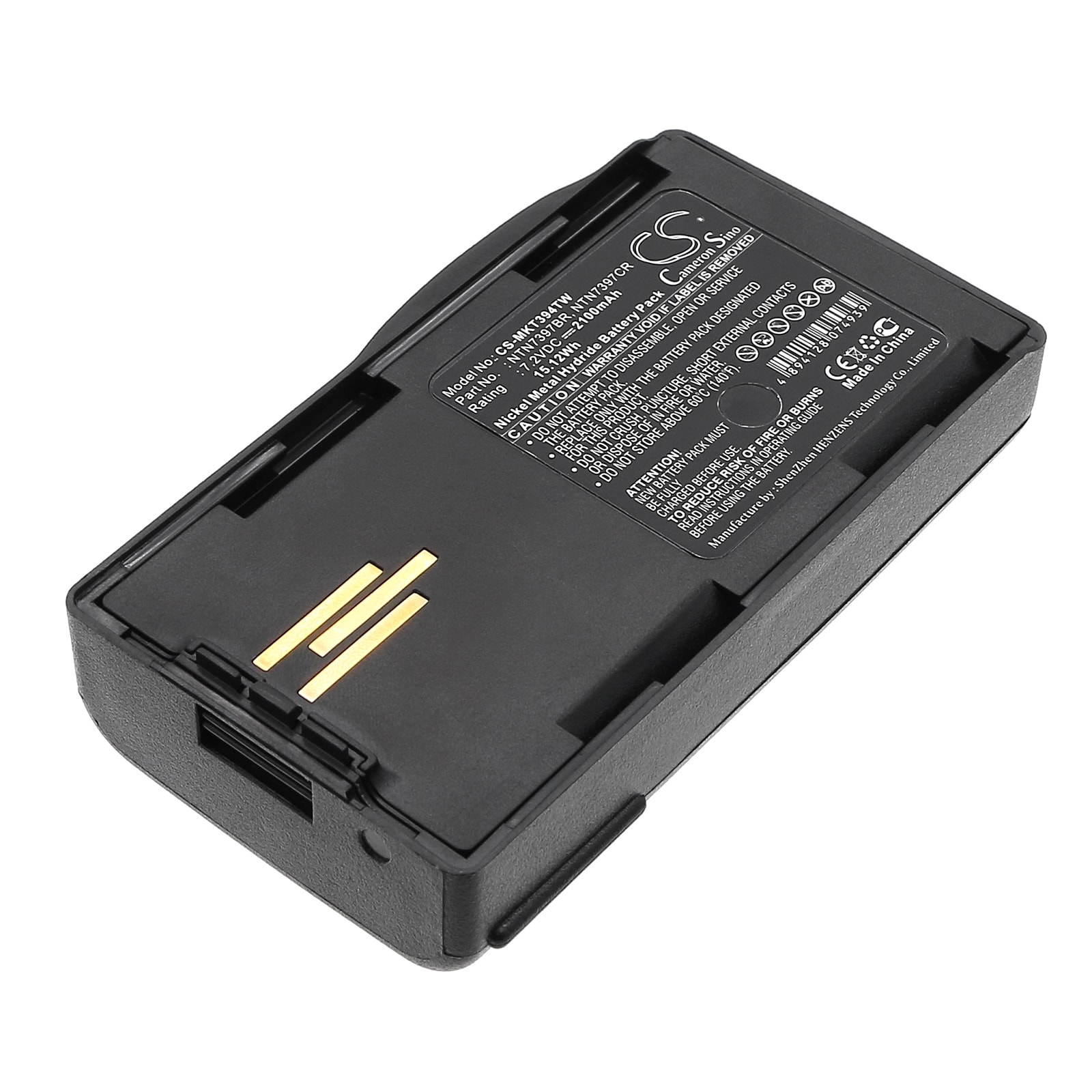 Batteri til tovejsradio til Motorola Viser