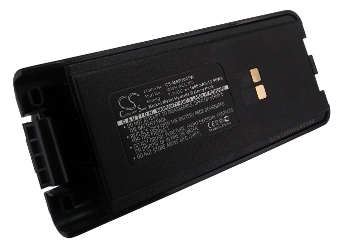 Batteri til tovejsradio til Maxon SP300, SP310, SP320 osv.