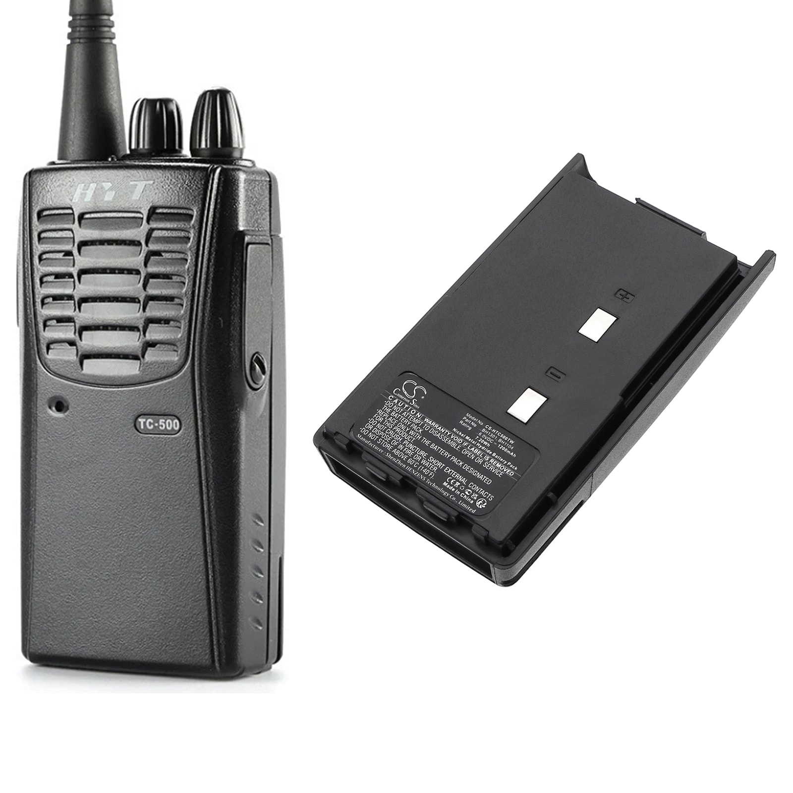 Batteri til tovejsradio til HYT TC-500, TB75, TC-500-U1 osv.