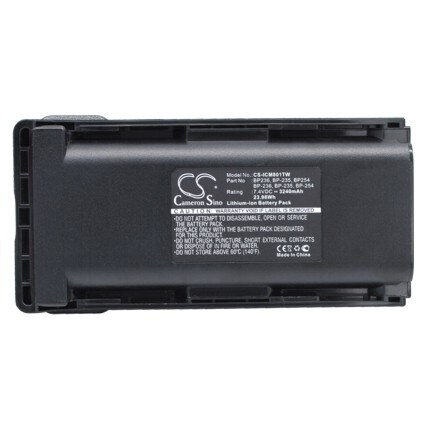 Batteri til tovejsradio til ICOM IC-F70, IC-F80, IC-F70D osv.