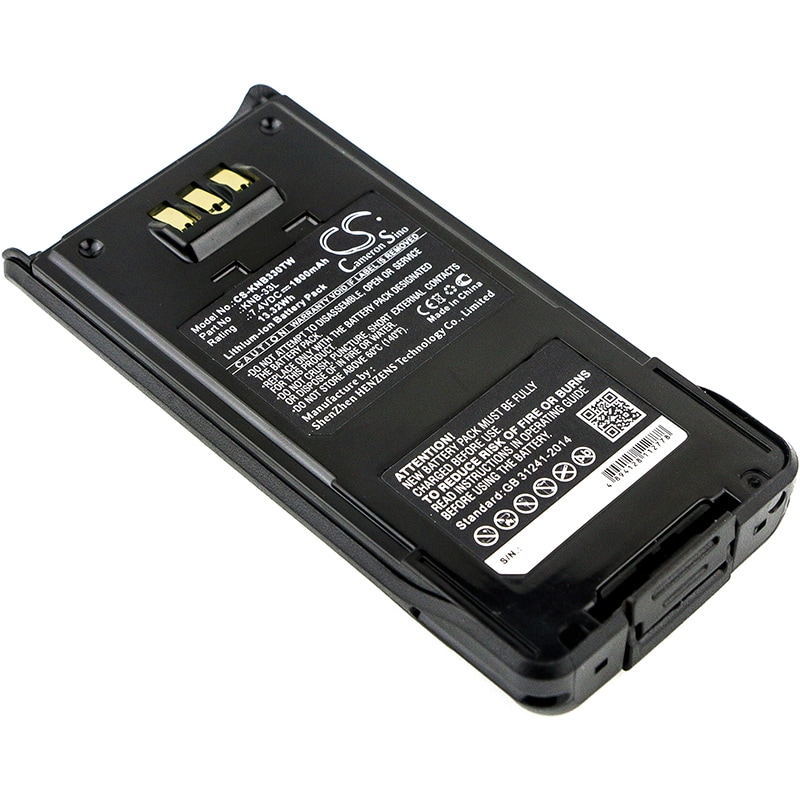 Batteri til tovejsradio til Kenwood TK-5210, TK-5310, TK-3185 osv.