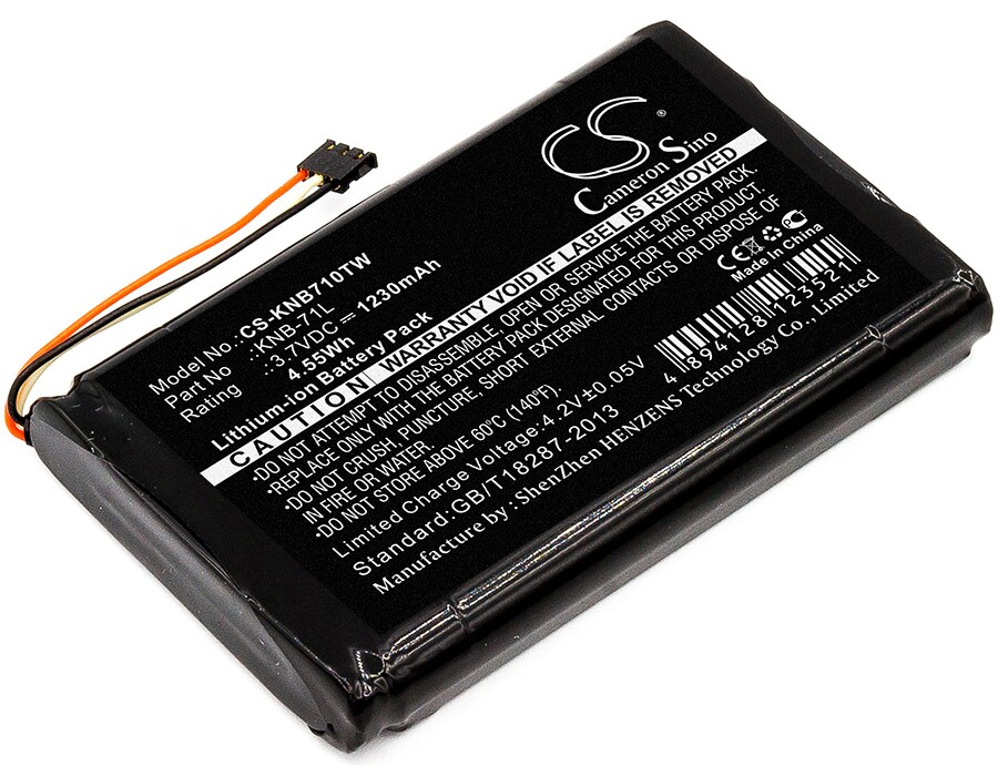 Batteri til tovejsradio til Kenwood PKT-23, PKT-23K, ProTalk LT osv.