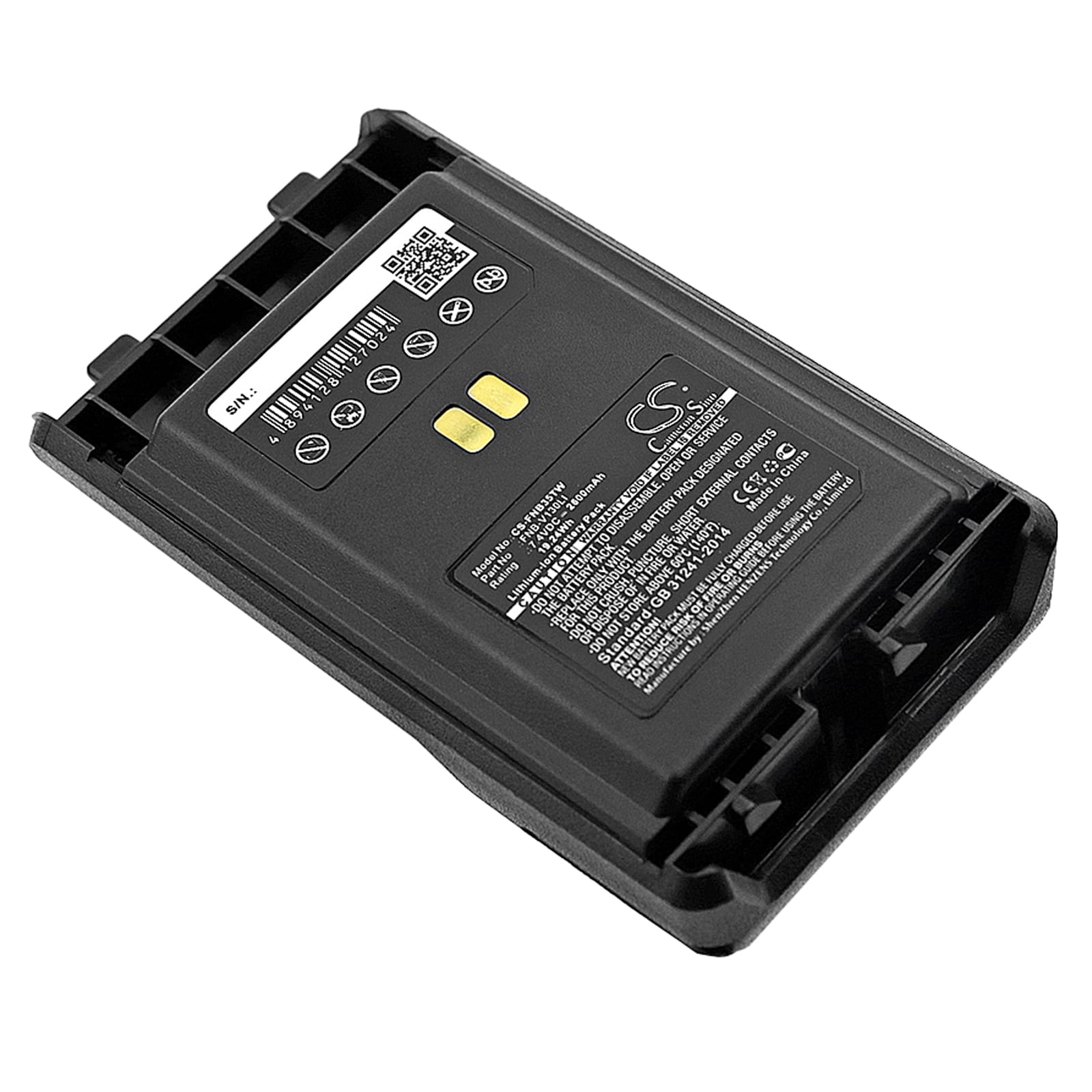 Batteri til tovejsradio til Vertex VX-351, VX-354, VX-359