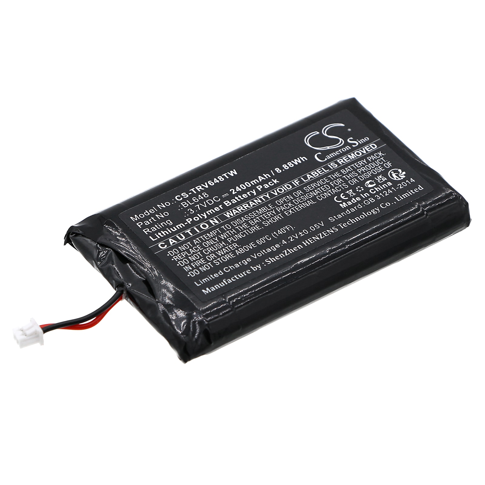 Batteri til tovejsradio til Retevis RB48, RB648