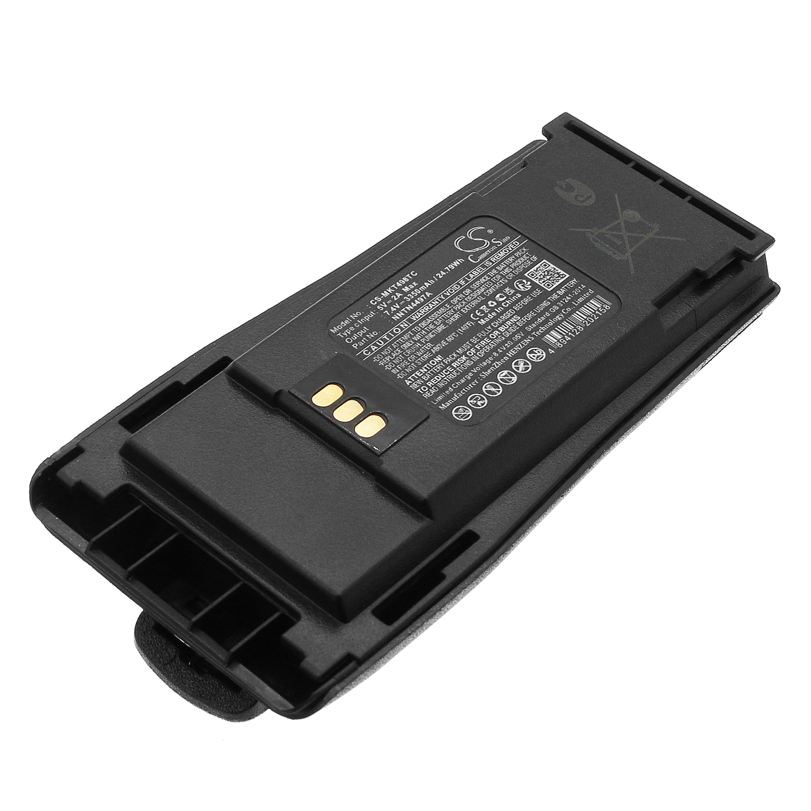 Batteri til tovejsradio til Motorola CP150, CP200, CP250 osv.