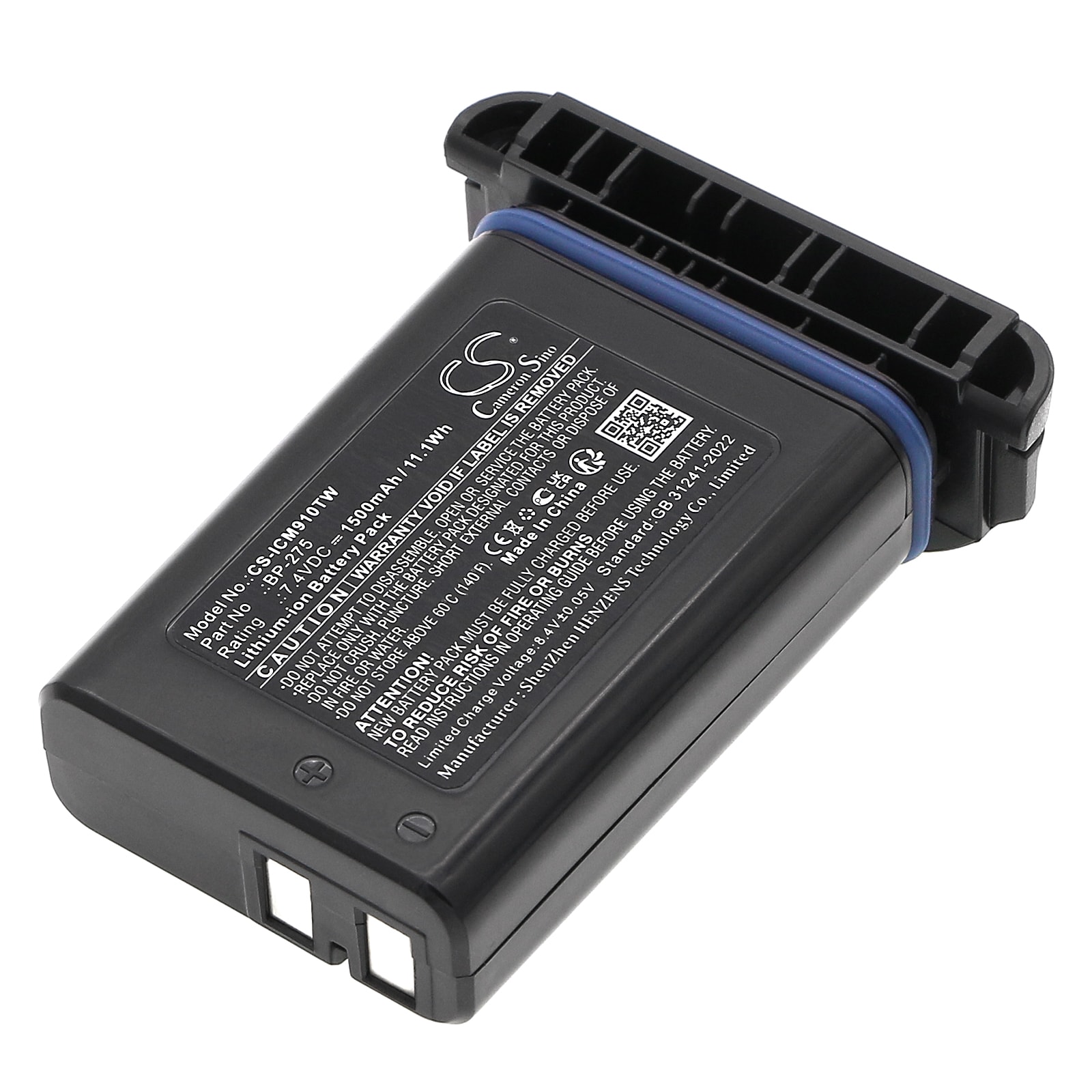Batteri til tovejsradio til Icom IC-M91D, IC-M92D