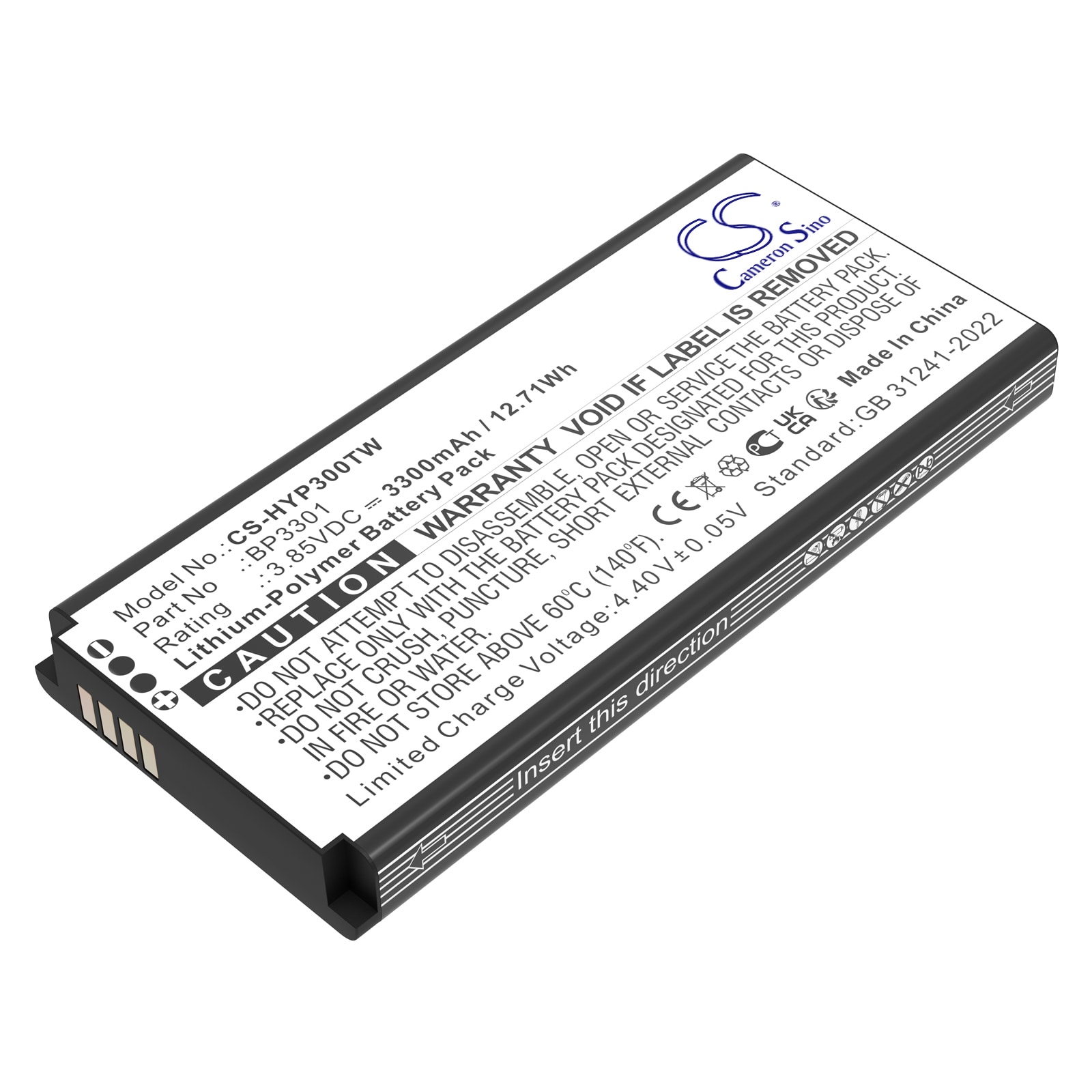 Batteri til tovejsradio til Hytera P30, P30 PoC Rado