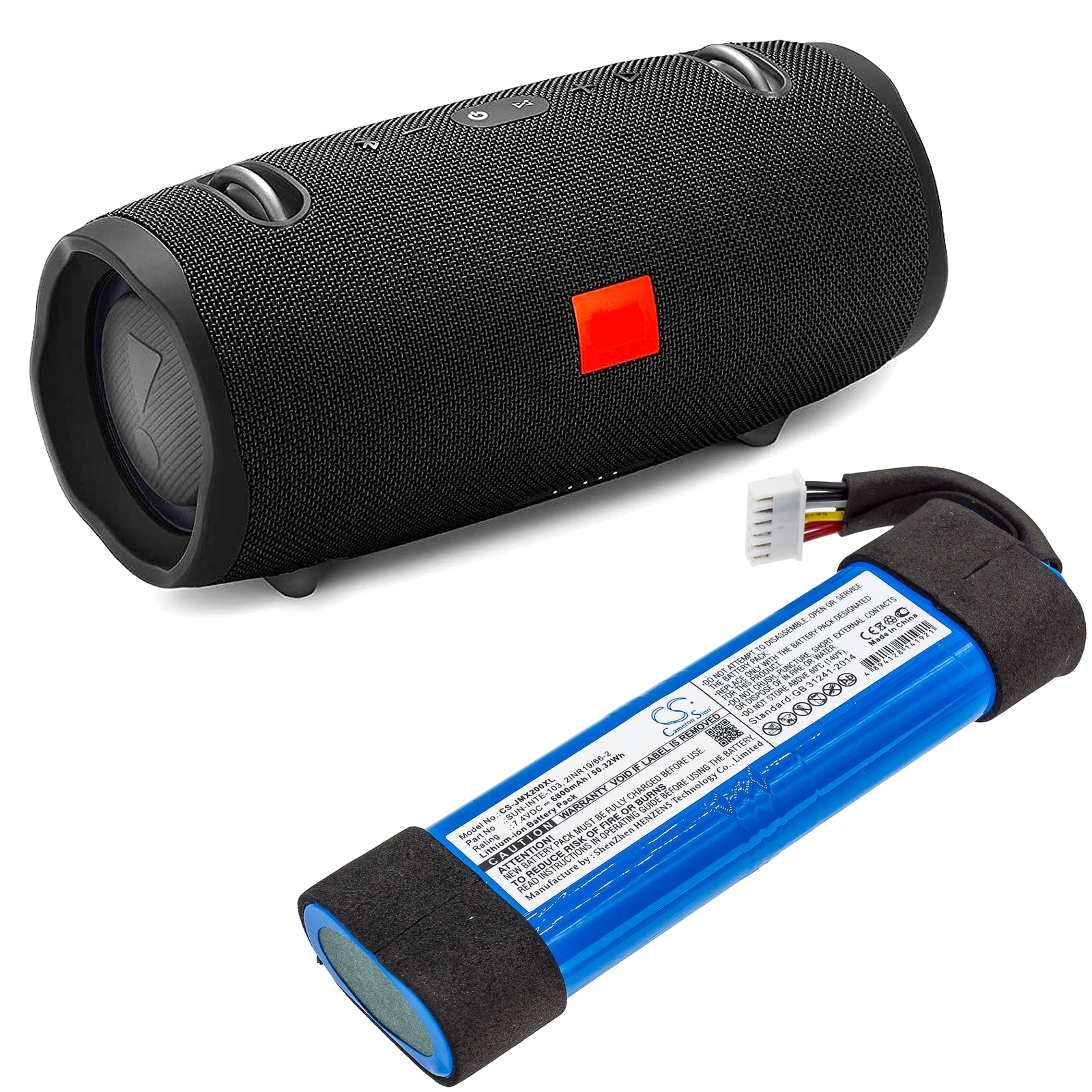 Batteri til højttaler til JBL Xtreme 2, JBLXTREME2BLKAM, JBLXTREME2BLUAM / Højttalerbatteri