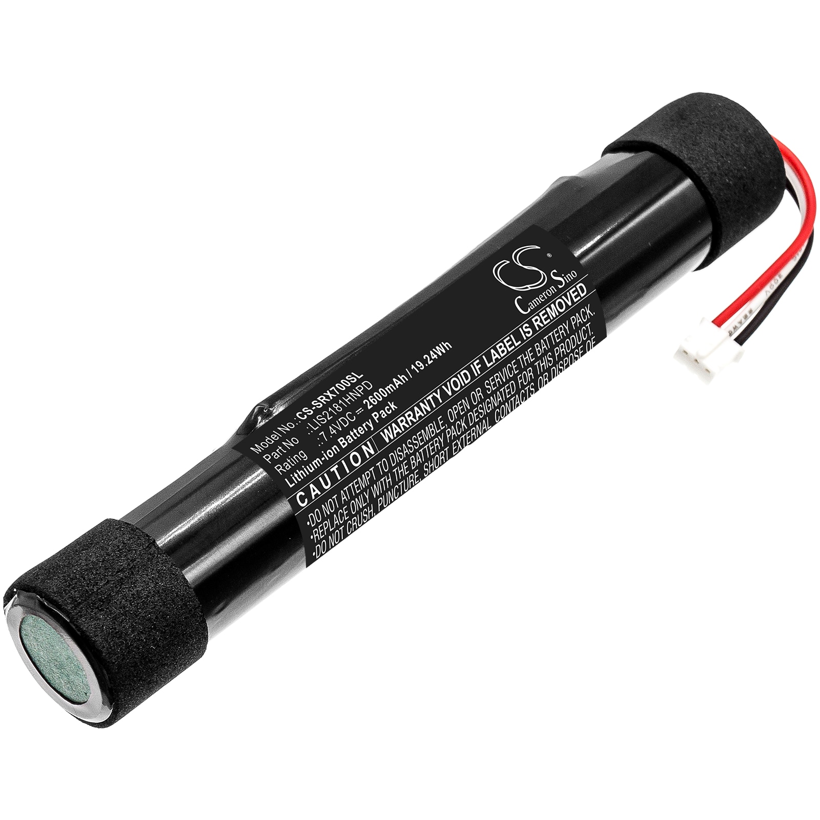 Batteri til højttaler til Sony SRS-X7, SRS-BTX300