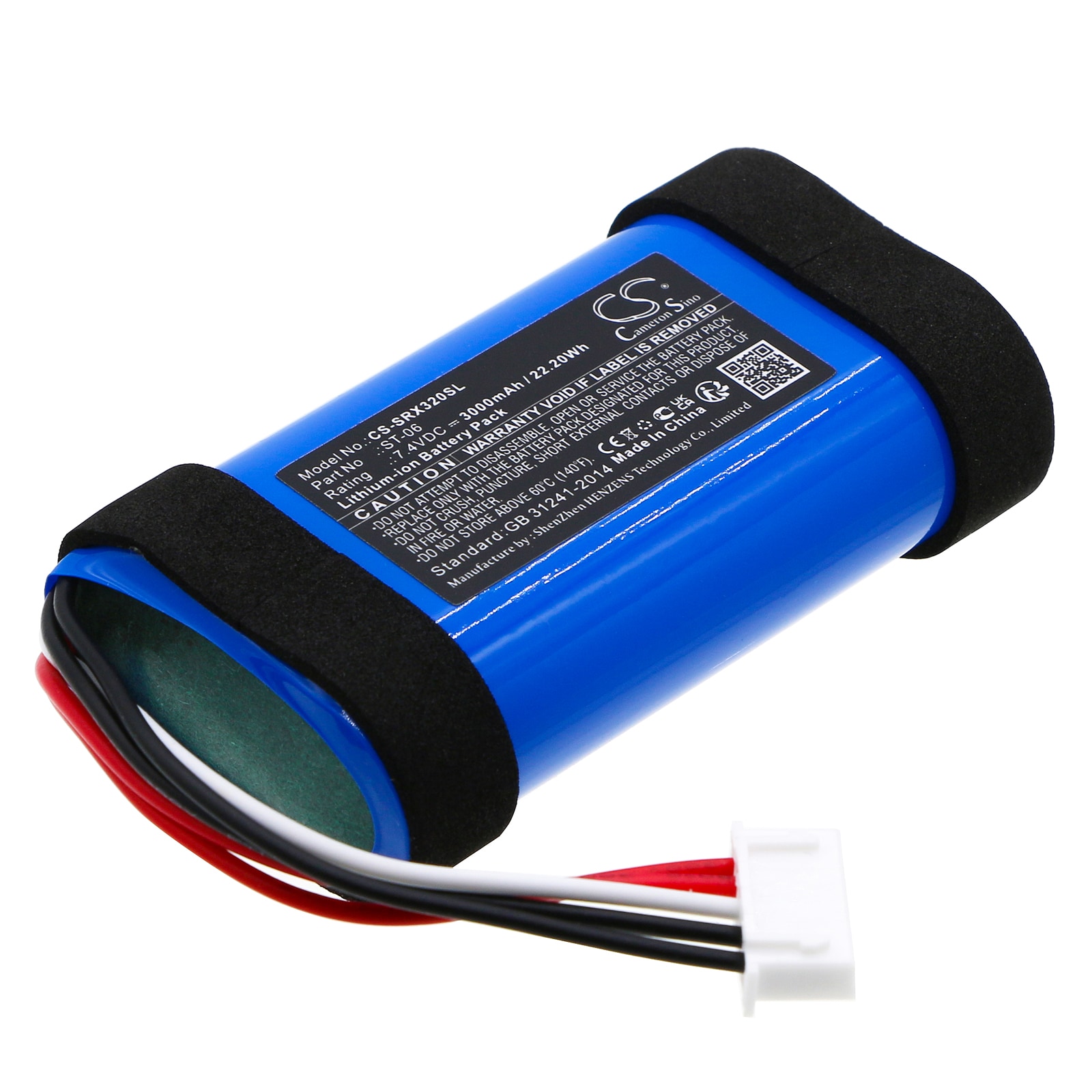 Batteri til højttaler til Sony SRS-XB31, SRS-XB33, SRS-XE300 og andre