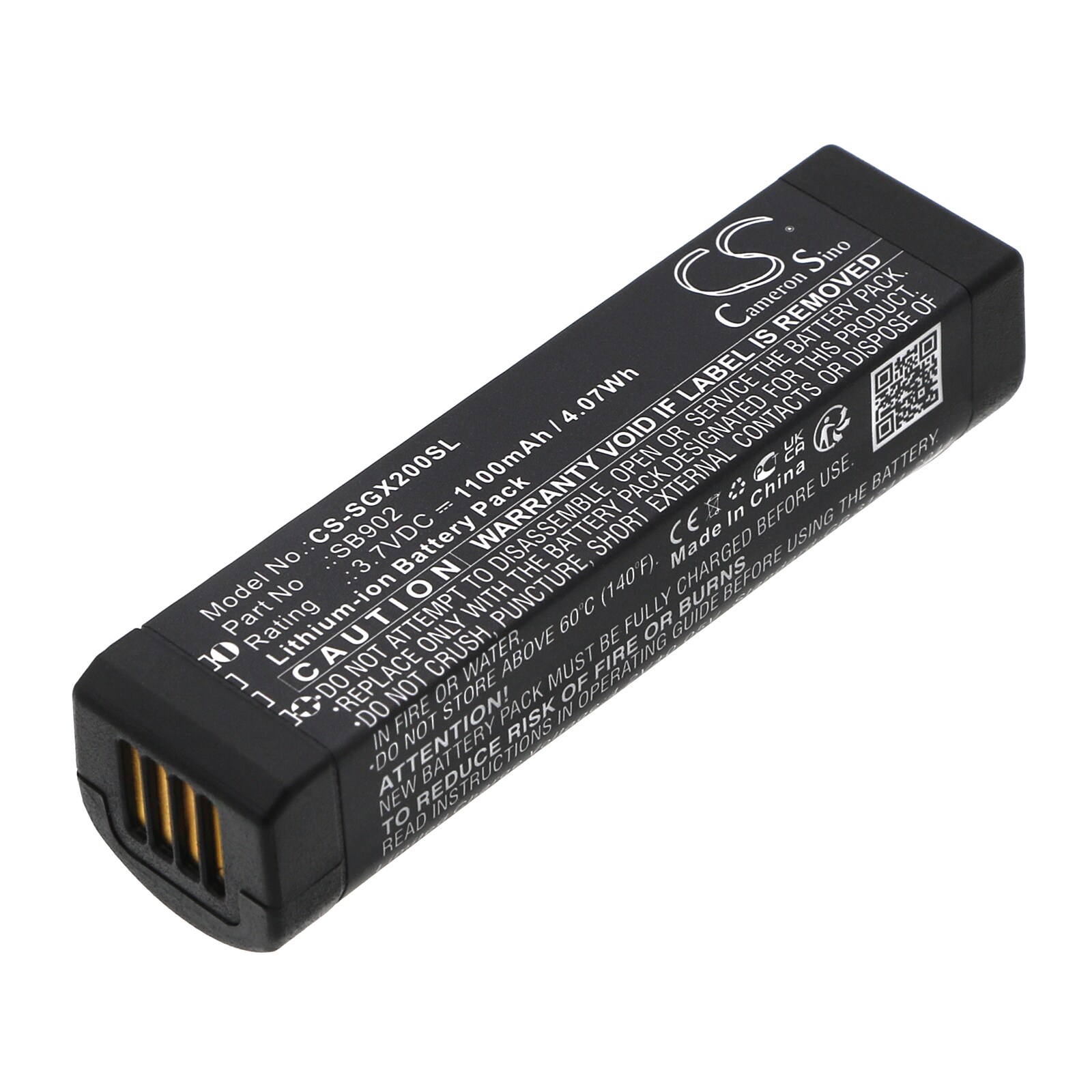 Batteri til højttaler til SHURE GLXD1, GLXD2, GLX-D Digital Wireless Systems og andre