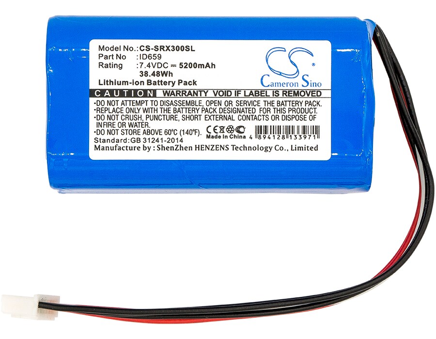 Batteri til højttaler til Sony SRS-X30, SRS-XB3, SRS-XB30 og andre