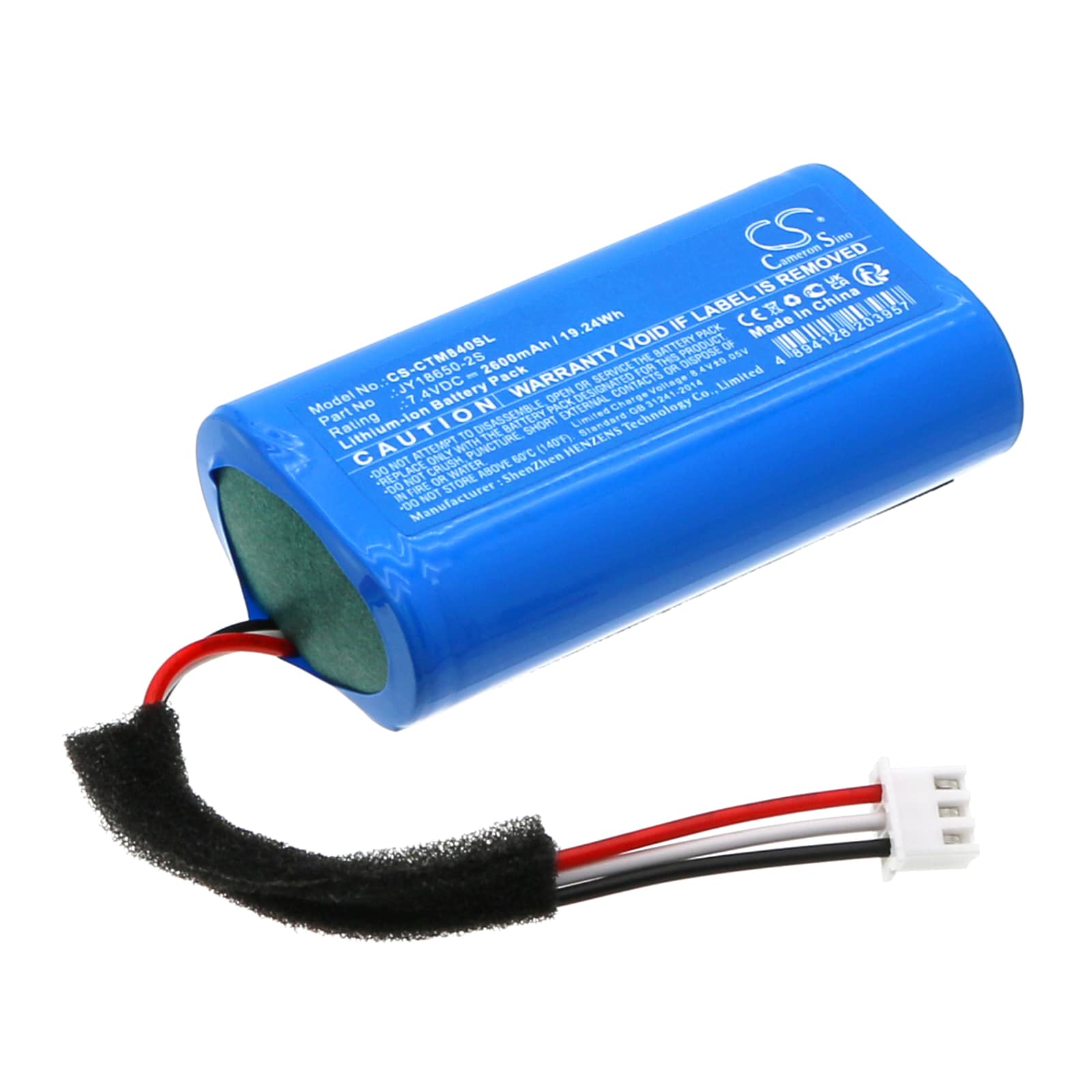 Batteri til højttaler til Creative MUVO Go, MF8405