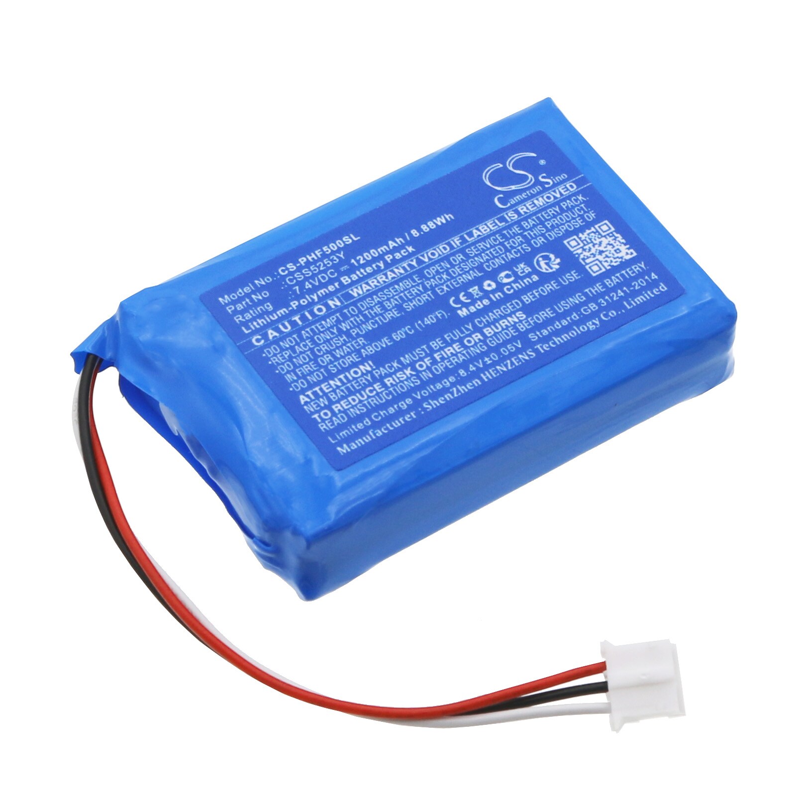 Batteri til højttaler til Philips Fidelio F5, Fidelio E5, CSS5235Y og andre.