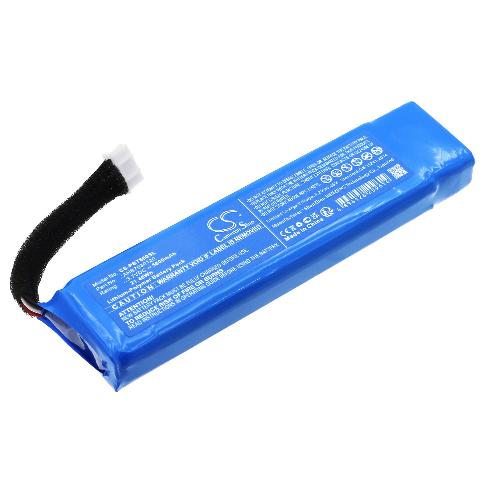 Batteri til højttaler til Philips BT6600, BT6600B