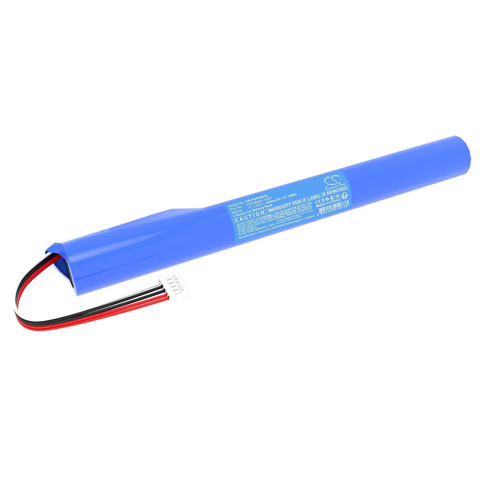 Batteri til højttaler til Philips Fidelio P9, P9BLK/98, P9SLV/98 og andre
