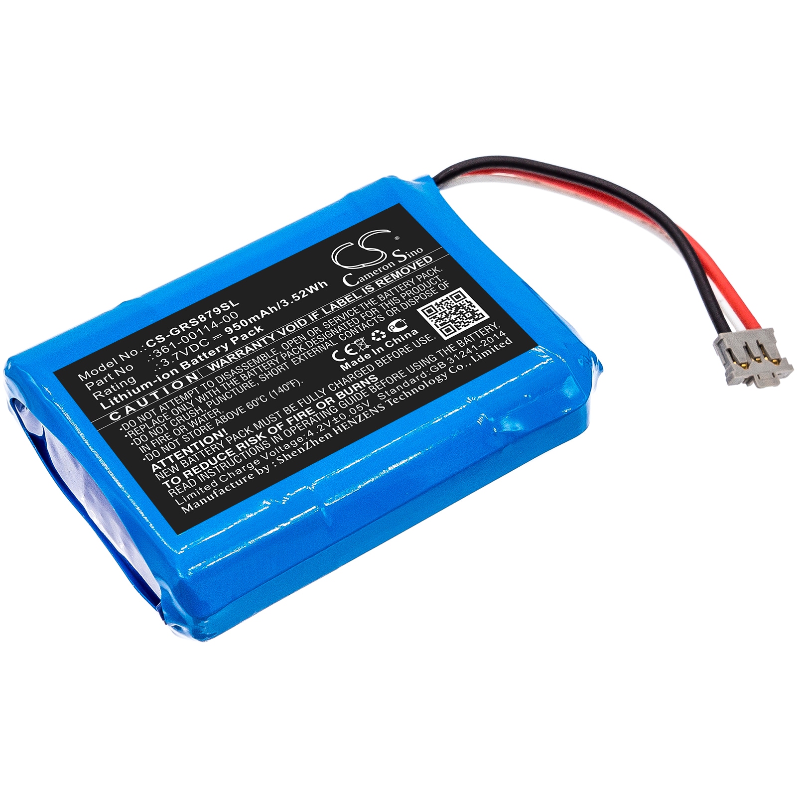 Batteri til Navigator, GPS til Garmin inReach Mini, 010-01879-00, inReach Mini 2 og andre.