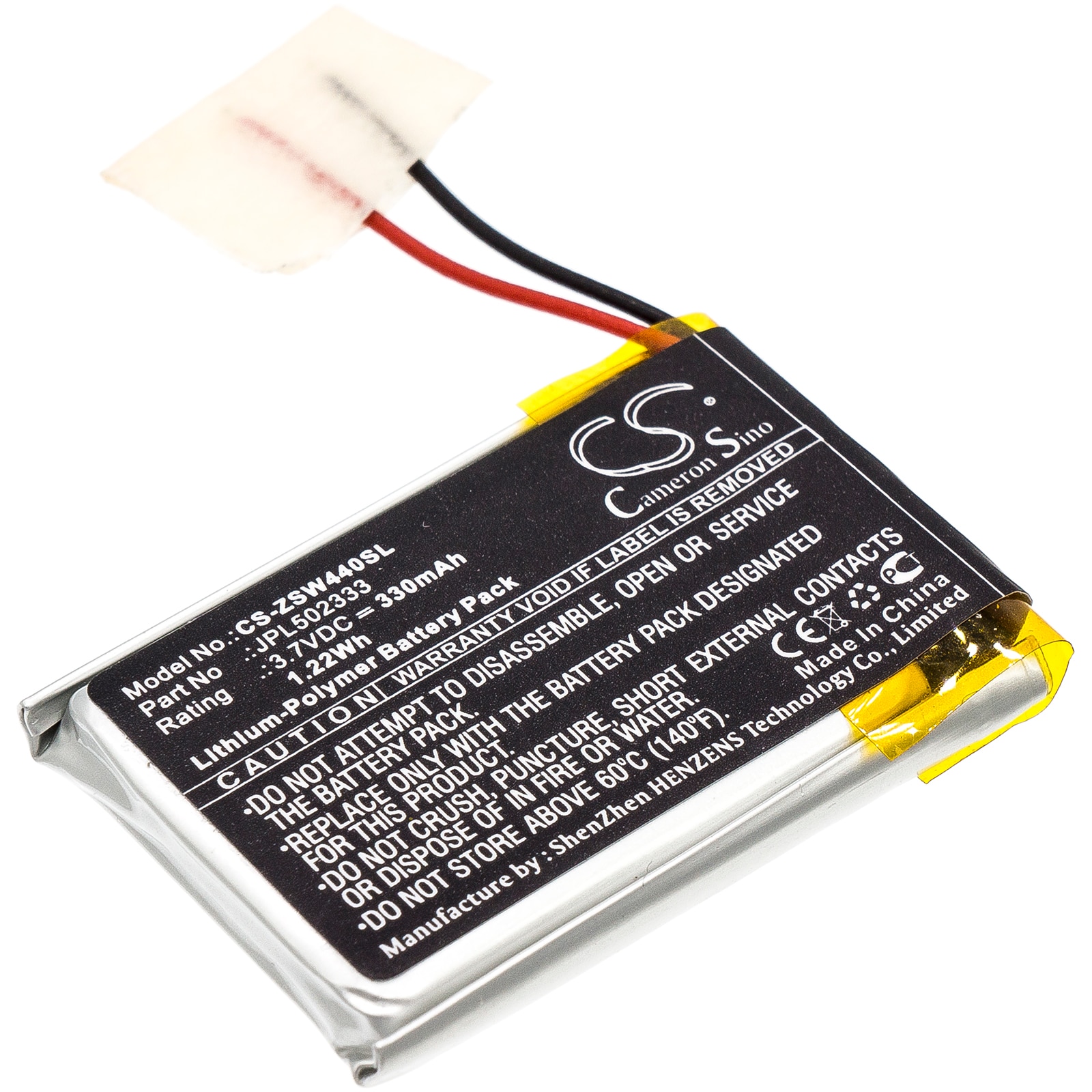 Batteri til Navigator, GPS til IZZO Swami Voice Clip, A44040