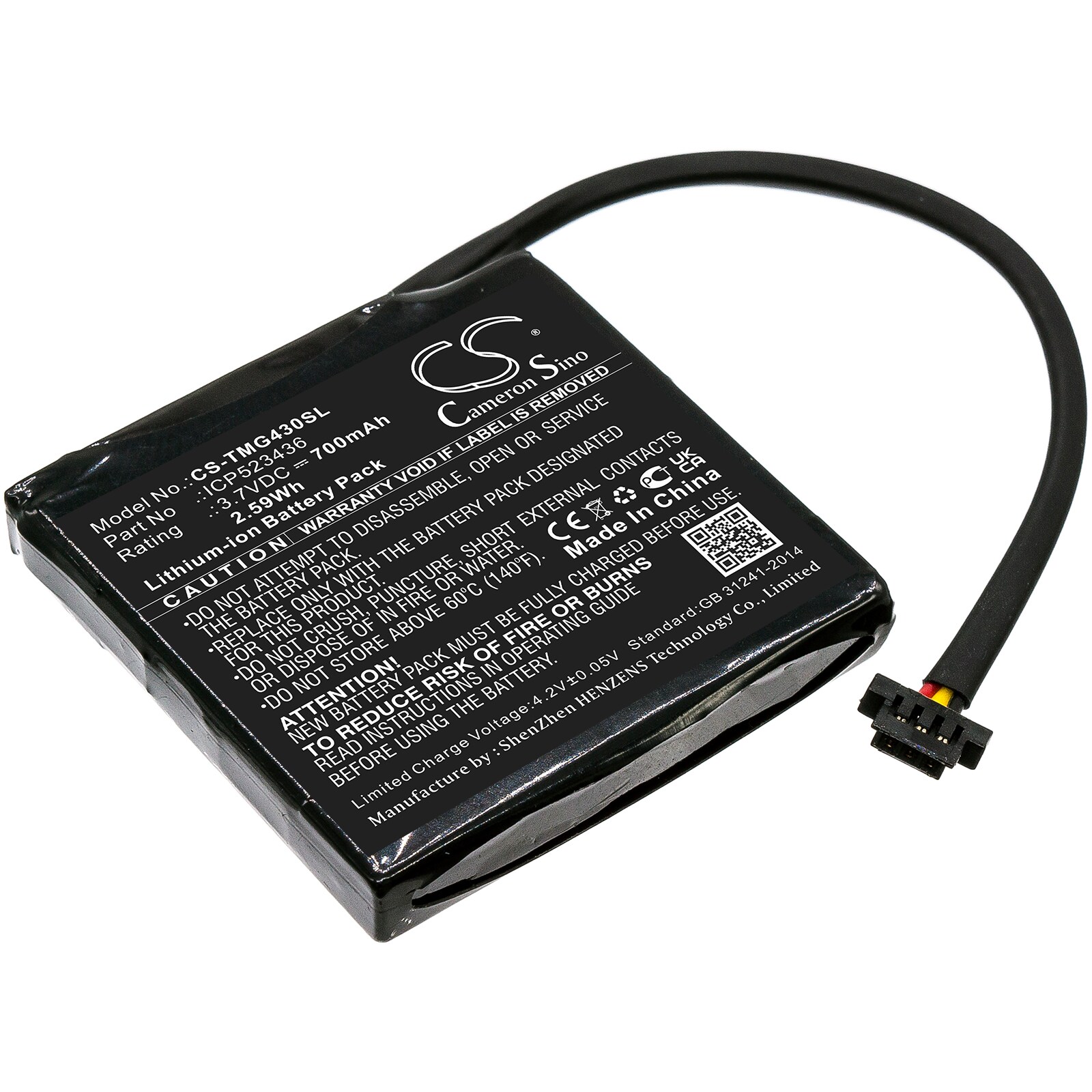 Batteri til Navigator, GPS til TomTom Go 400 4.3" Satnav, 4FB40