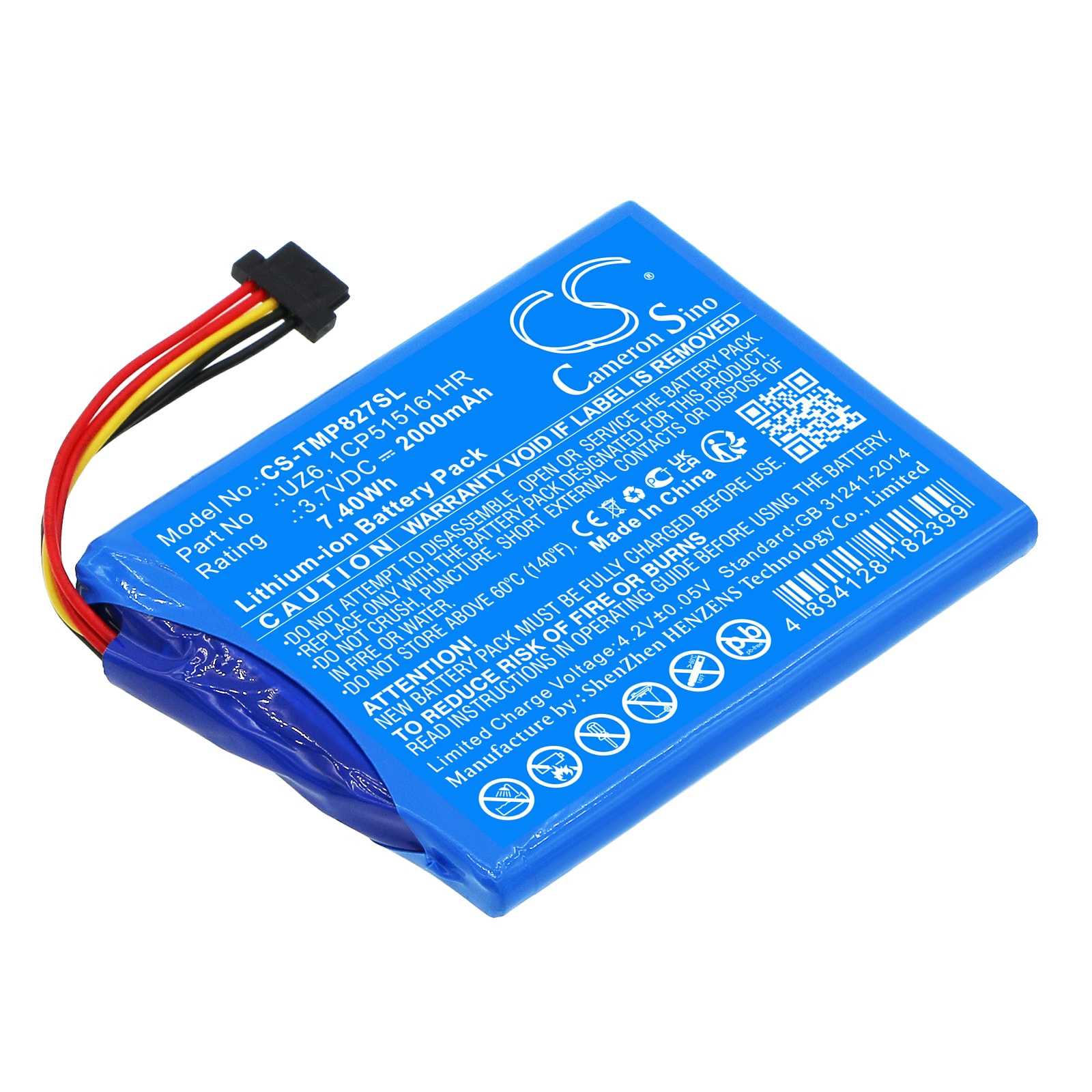 Batteri til Navigator, GPS til TomTom Pro 8270, Pro 8275, Bridge osv.