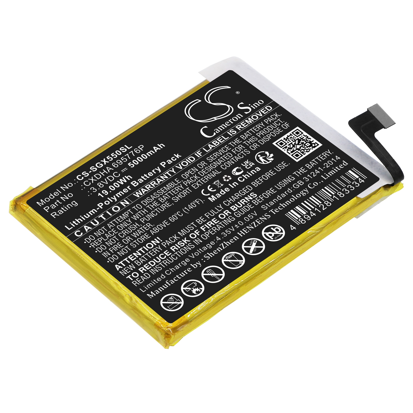 Batteri til Navigator, GPS til SkyGolf SkyCaddie SX550