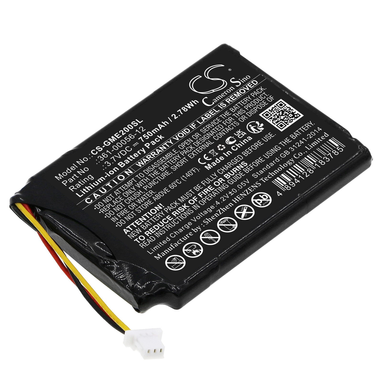 Batteri til navigator, GPS til Garmin EDGE Explore 2, Dezl OTR700