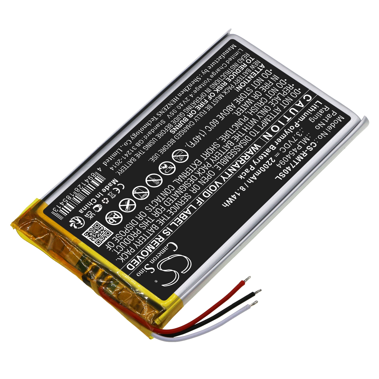 Batteri til Navigator, GPS til Rand McNally TND-740