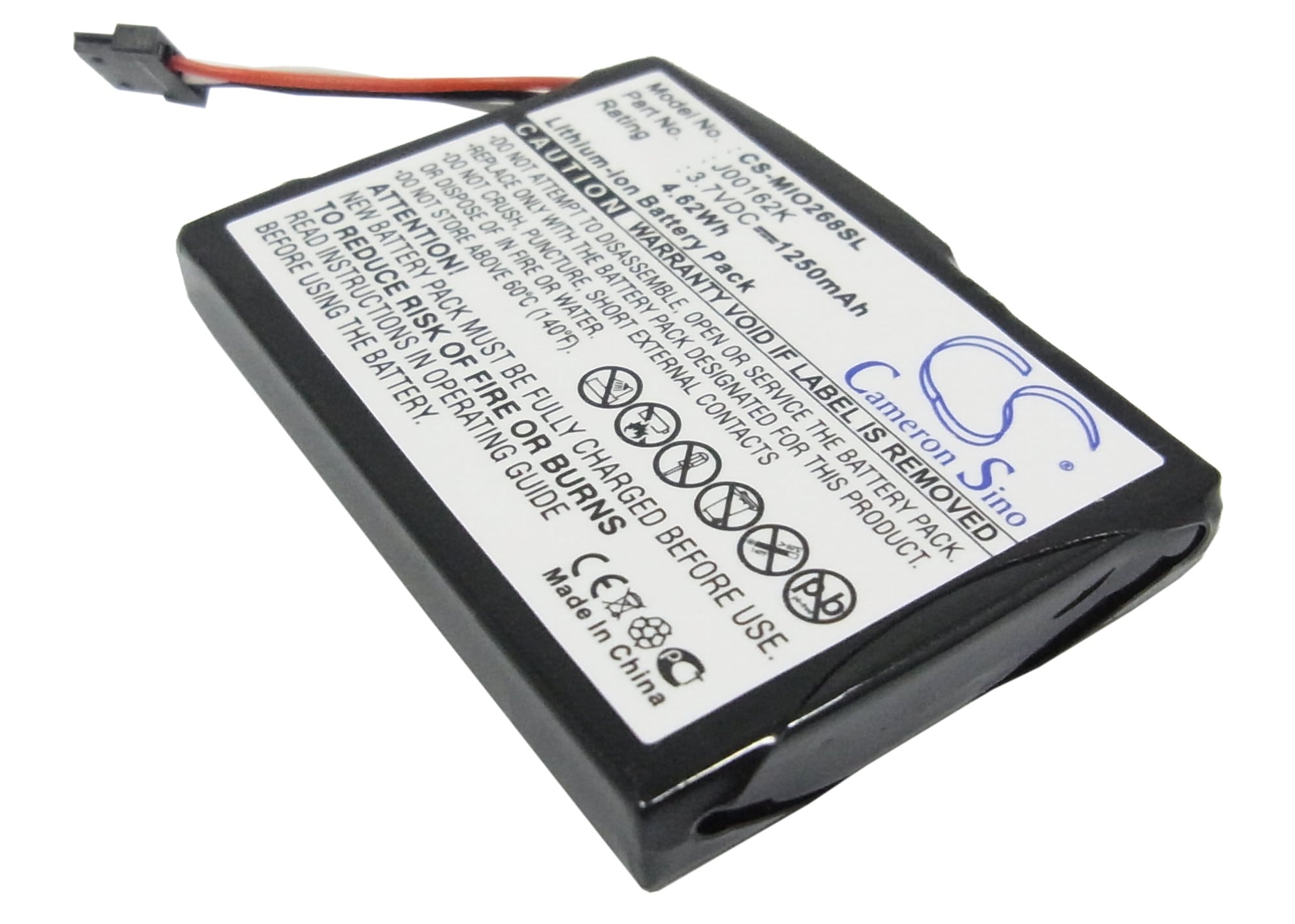 Batteri til Navigator, GPS til Mitac Mio 138, Mio 268, Mio 268 Plus og andre