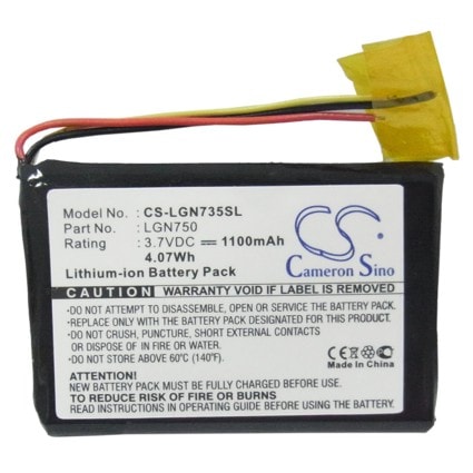 Batteri til Navigator, GPS til LG LN700, LN704, LN705 osv.