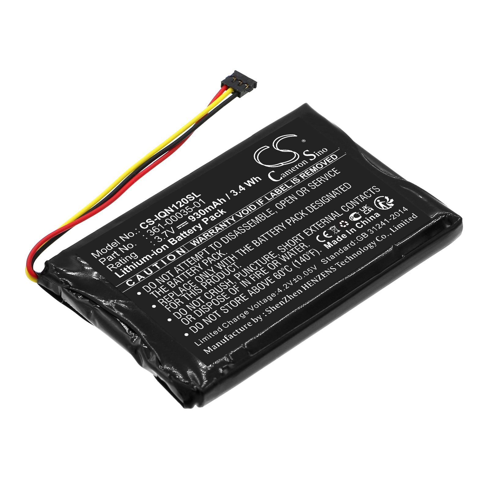 Batteri til Navigator, GPS til Garmin Nuvi 1200, Nuvi 1205, Nuvi 1205W og andre.